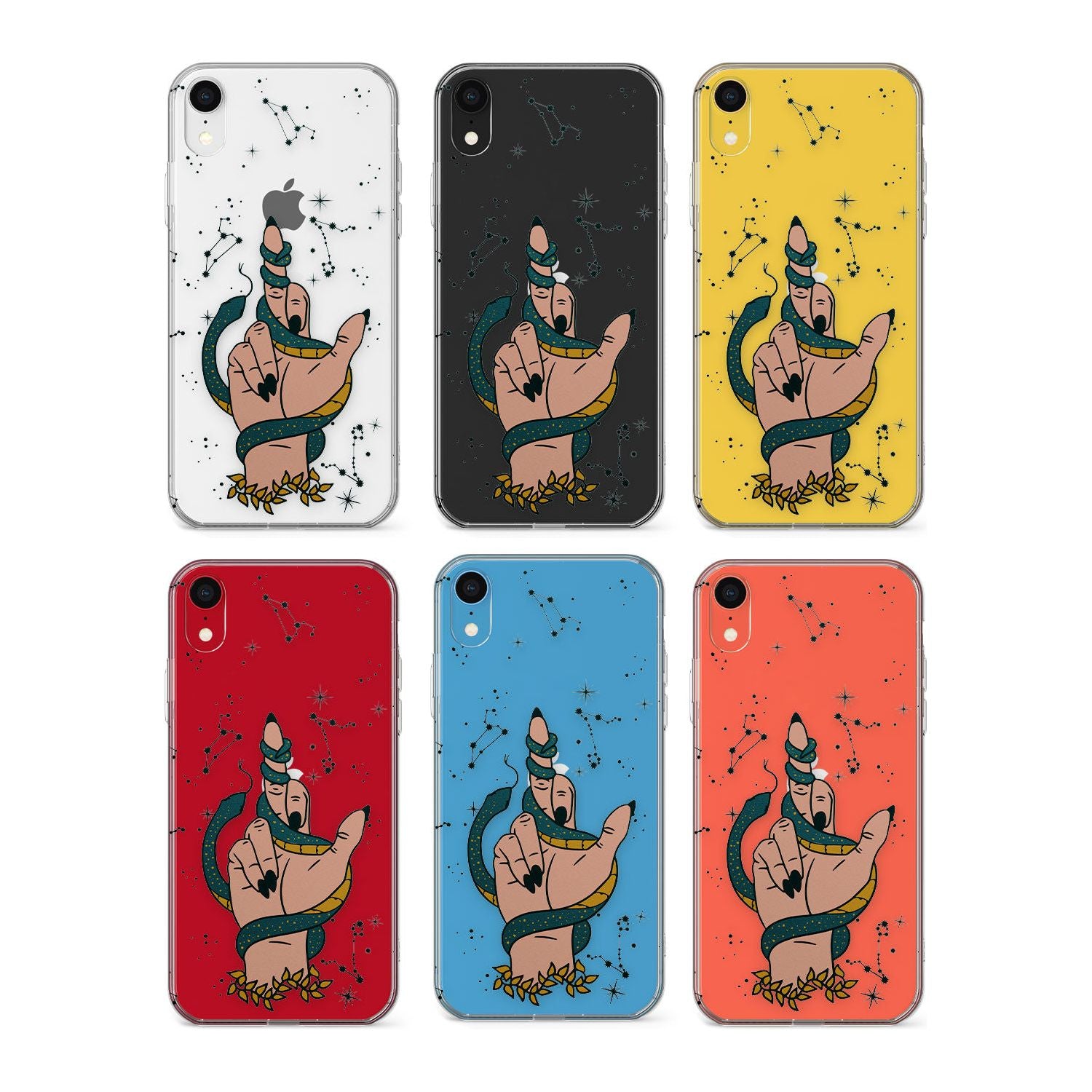 Snakes, Stars and Cynicism Phone Case for iPhone X XS Max XR