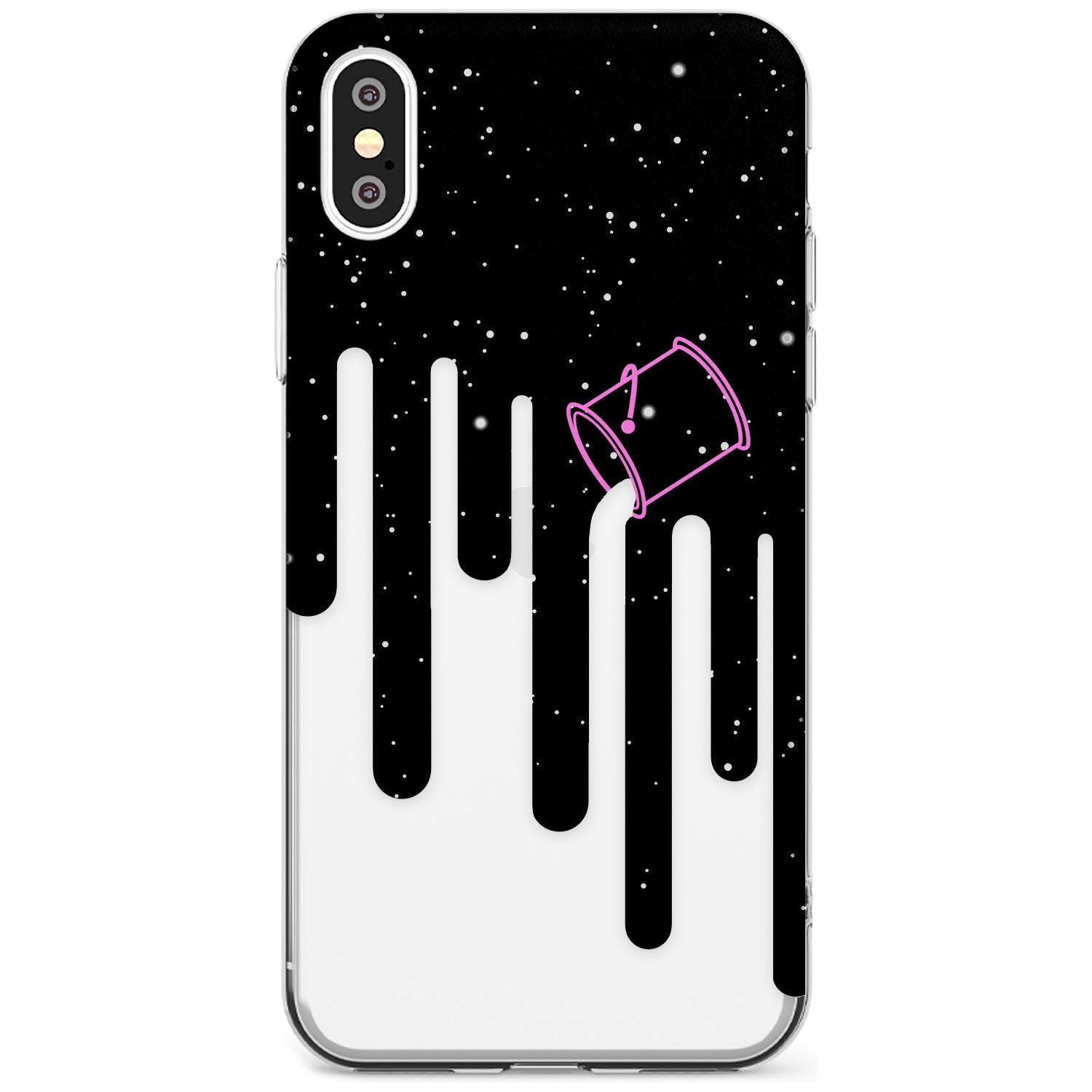 Space Bucket Black Impact Phone Case for iPhone X XS Max XR