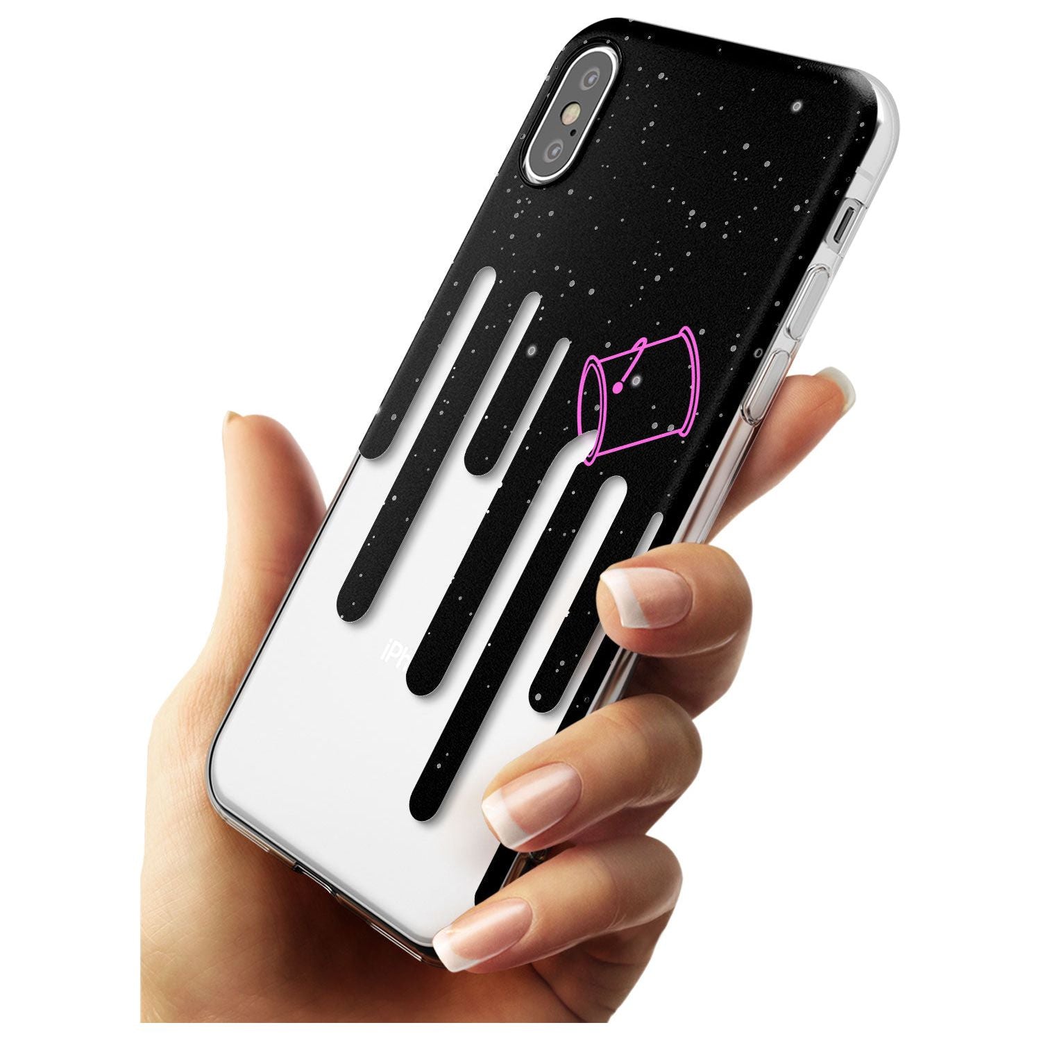 Space Bucket Black Impact Phone Case for iPhone X XS Max XR
