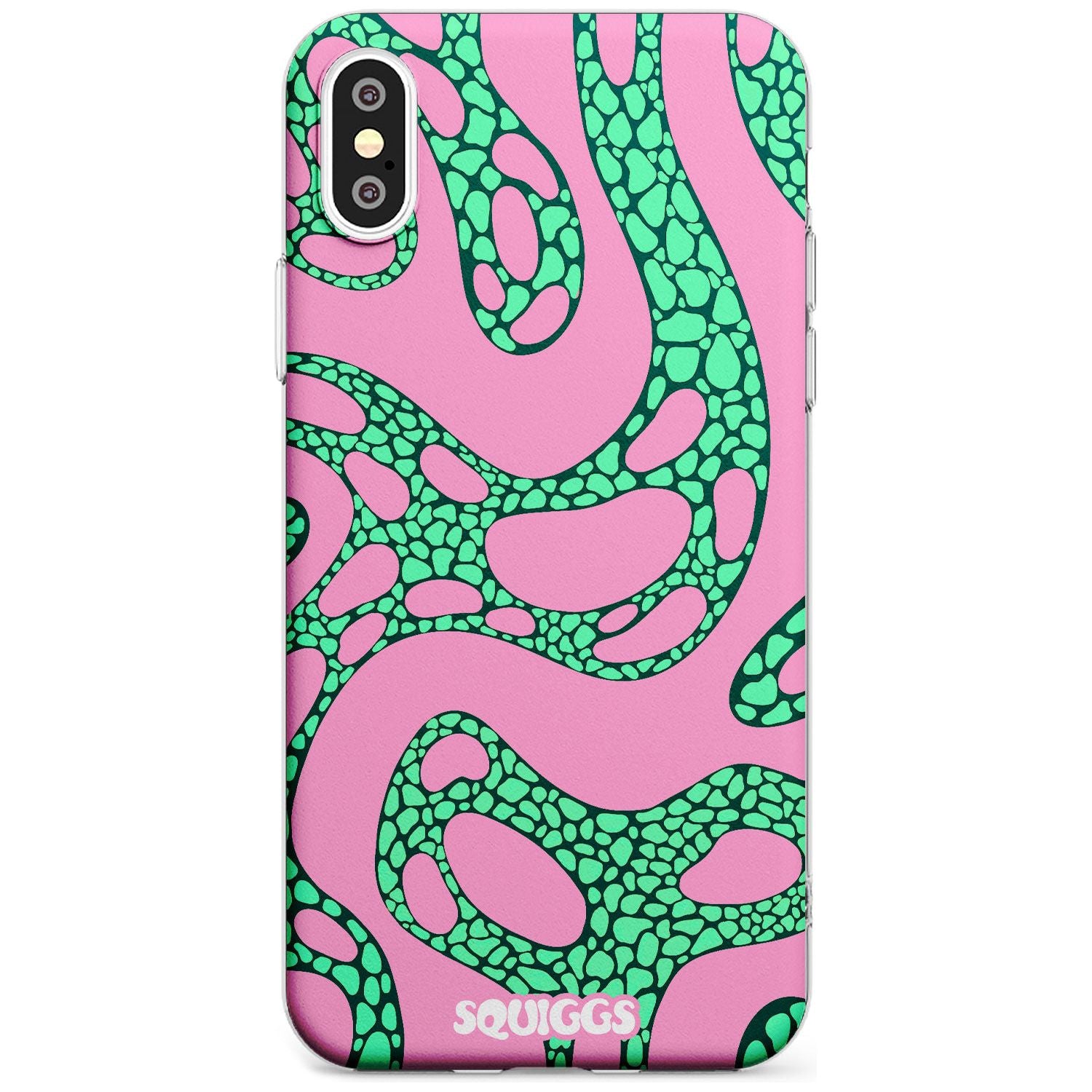 Alien Glow Black Impact Phone Case for iPhone X XS Max XR