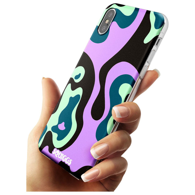 Purple River Black Impact Phone Case for iPhone X XS Max XR