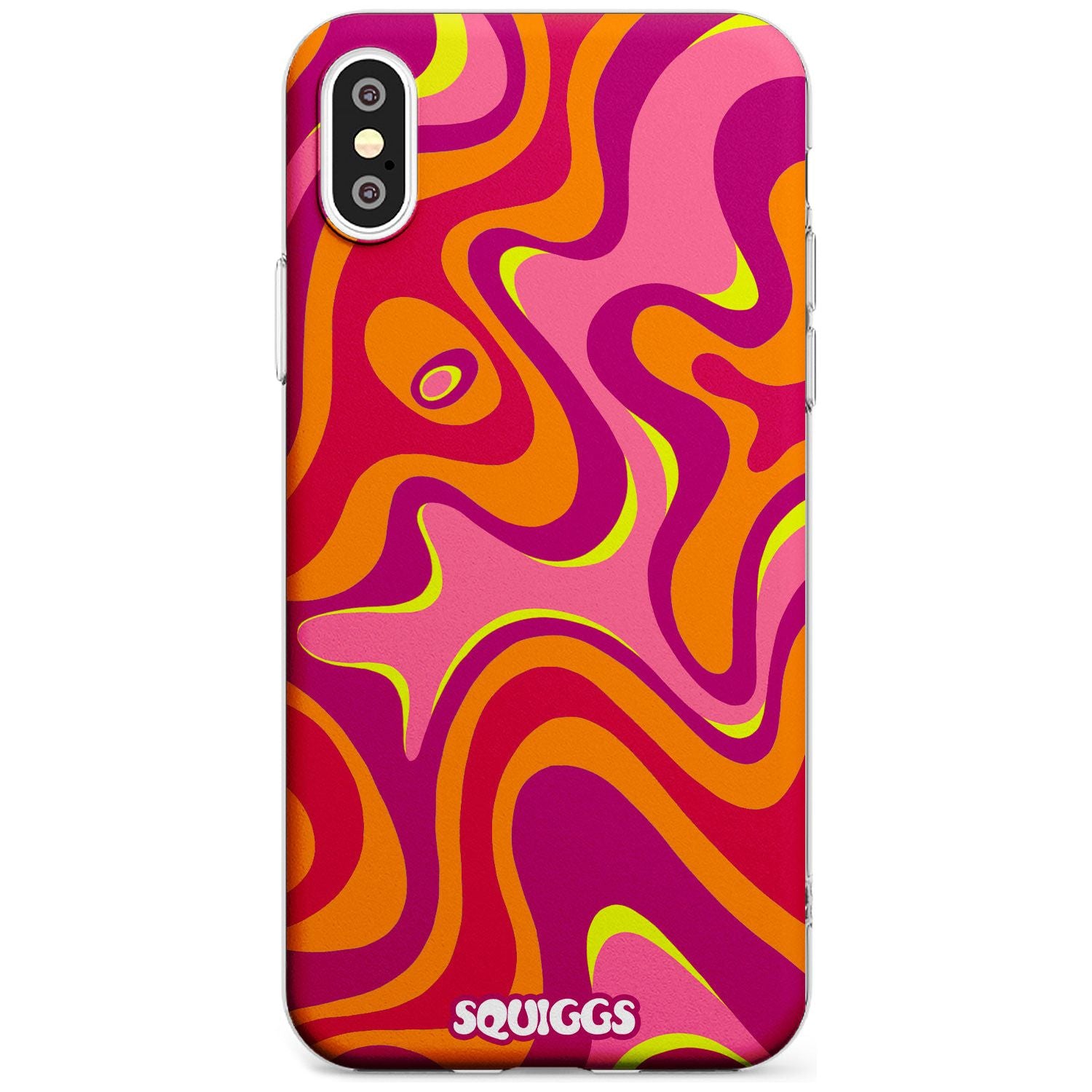 Hot Lava Black Impact Phone Case for iPhone X XS Max XR