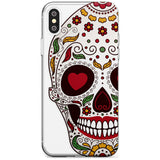 Autumn Sugar Skull Phone Case iPhone XS MAX / Clear Case,iPhone XR / Clear Case,iPhone X / iPhone XS / Clear Case Blanc Space