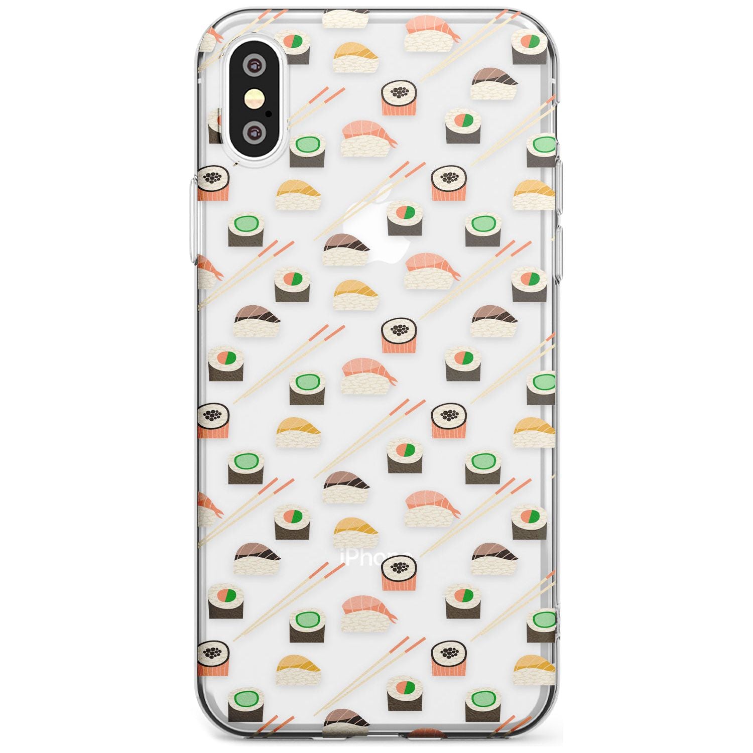 Sushi & Chopsticks Pattern iPhone Case  Slim Case Phone Case - Case Warehouse