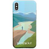 Vintage Travel Poster Norway Slim TPU Phone Case Warehouse X XS Max XR