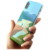 Vintage Travel Poster Norway Slim TPU Phone Case Warehouse X XS Max XR