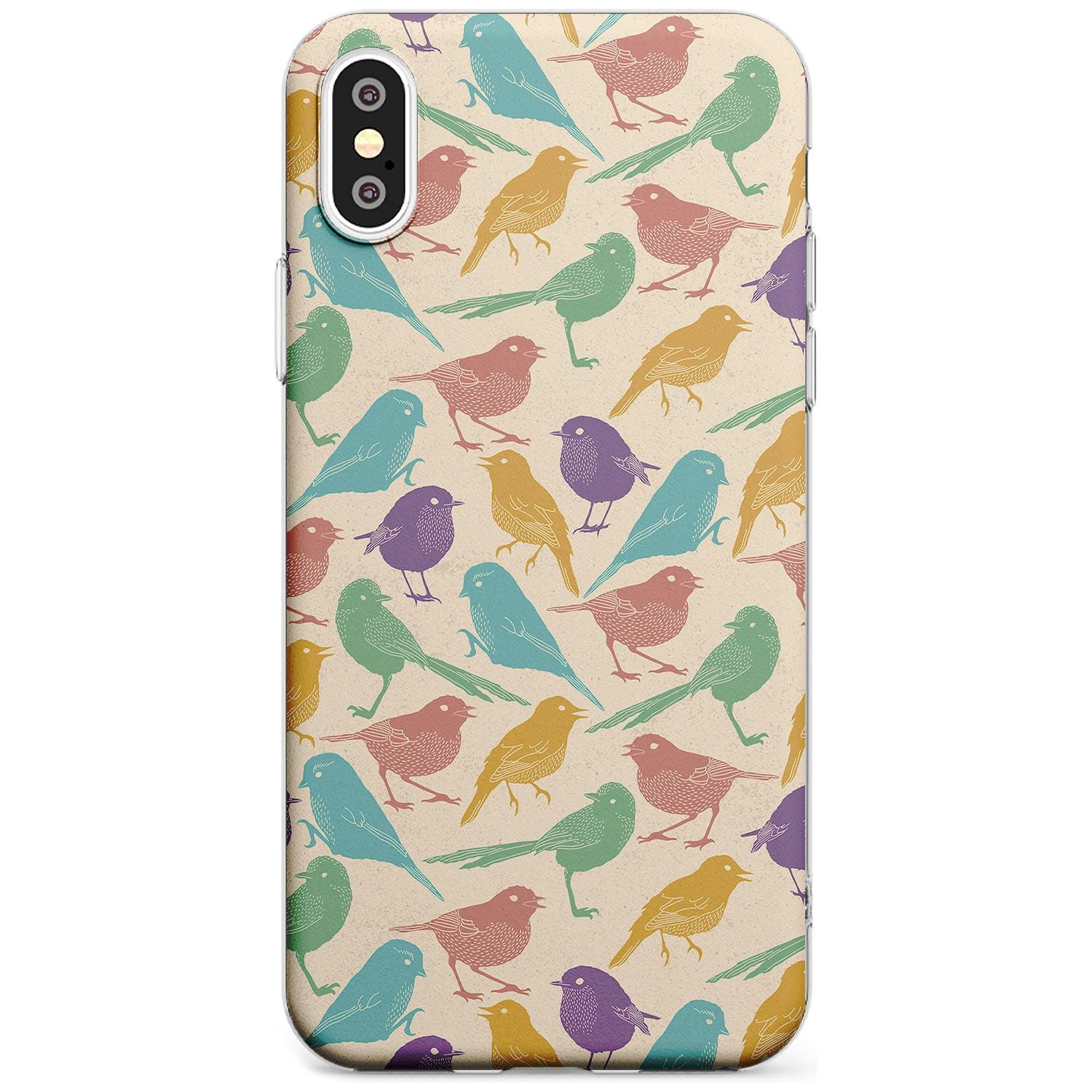 Colourful Feathered Friends Bird Slim TPU Phone Case Warehouse X XS Max XR