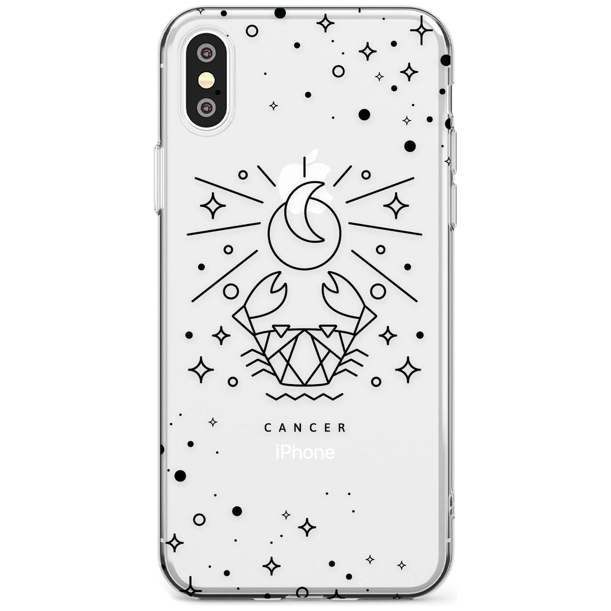 Cancer Emblem - Transparent Design Slim TPU Phone Case Warehouse X XS Max XR